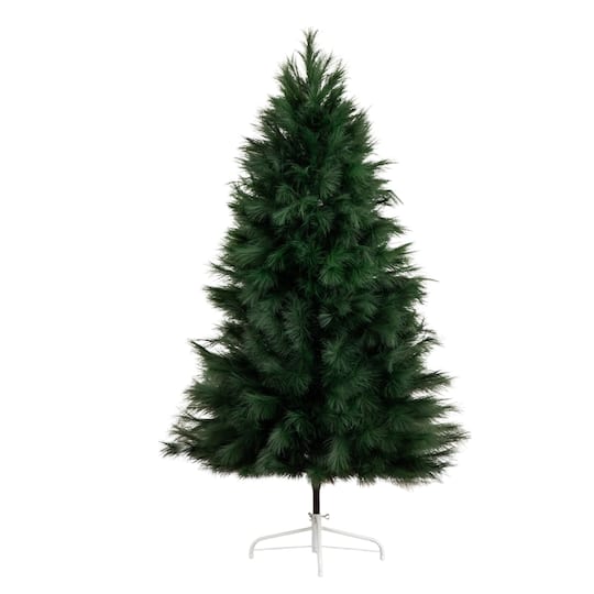 6Ft Unlit Green Pampas Grass Artificial Christmas Tree By Nearly Natural | 6 ft | Michaels®